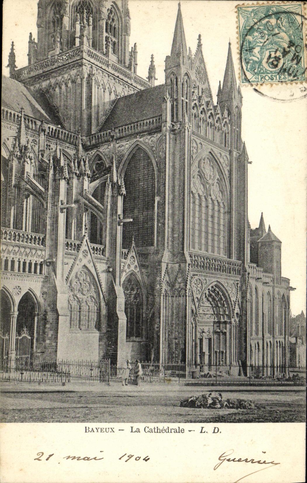 Catedral de la POSTAL de la VENDIMIA de Bayeux