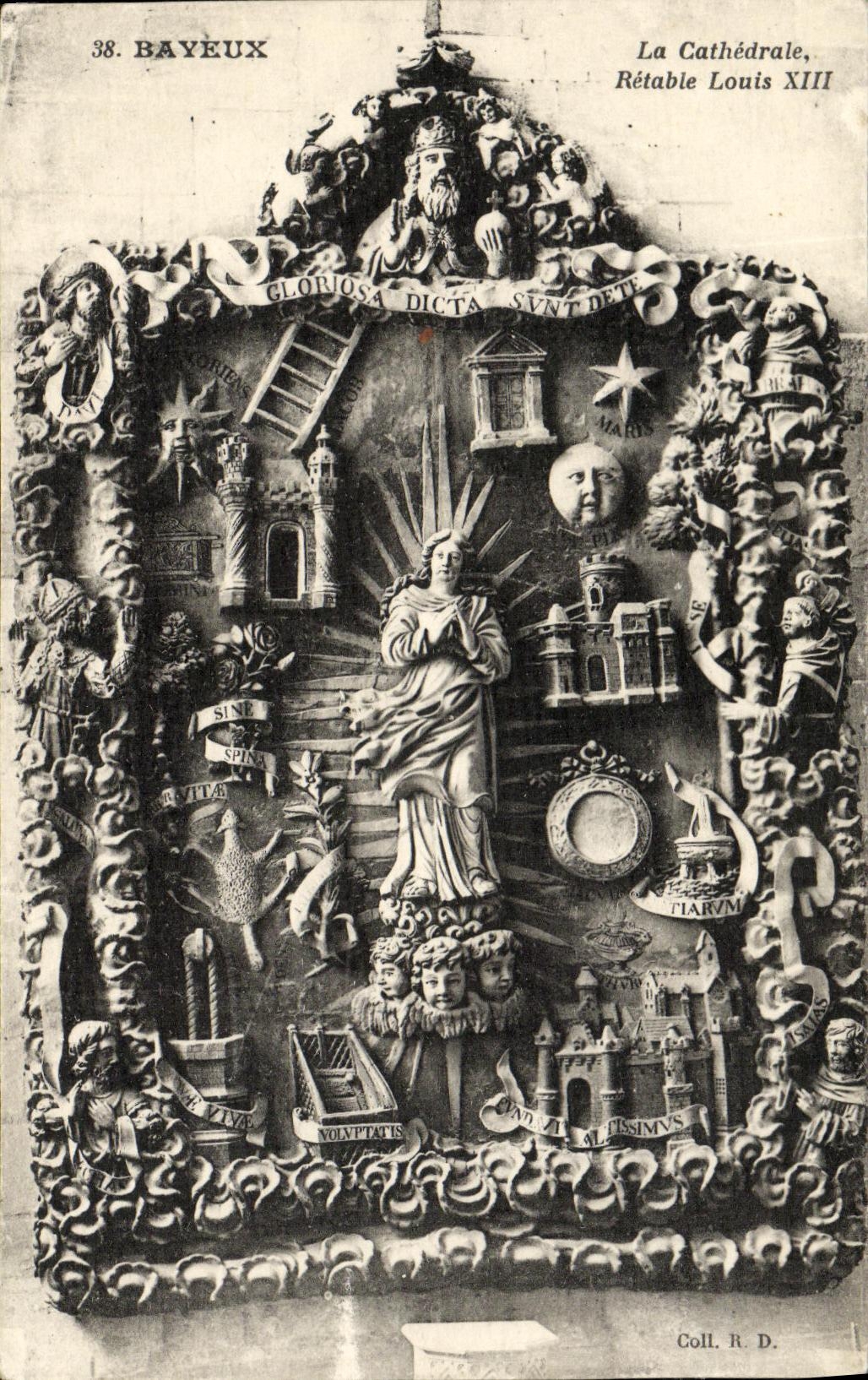 CPA Bayeux La Cathedrale Retable Louis XIII