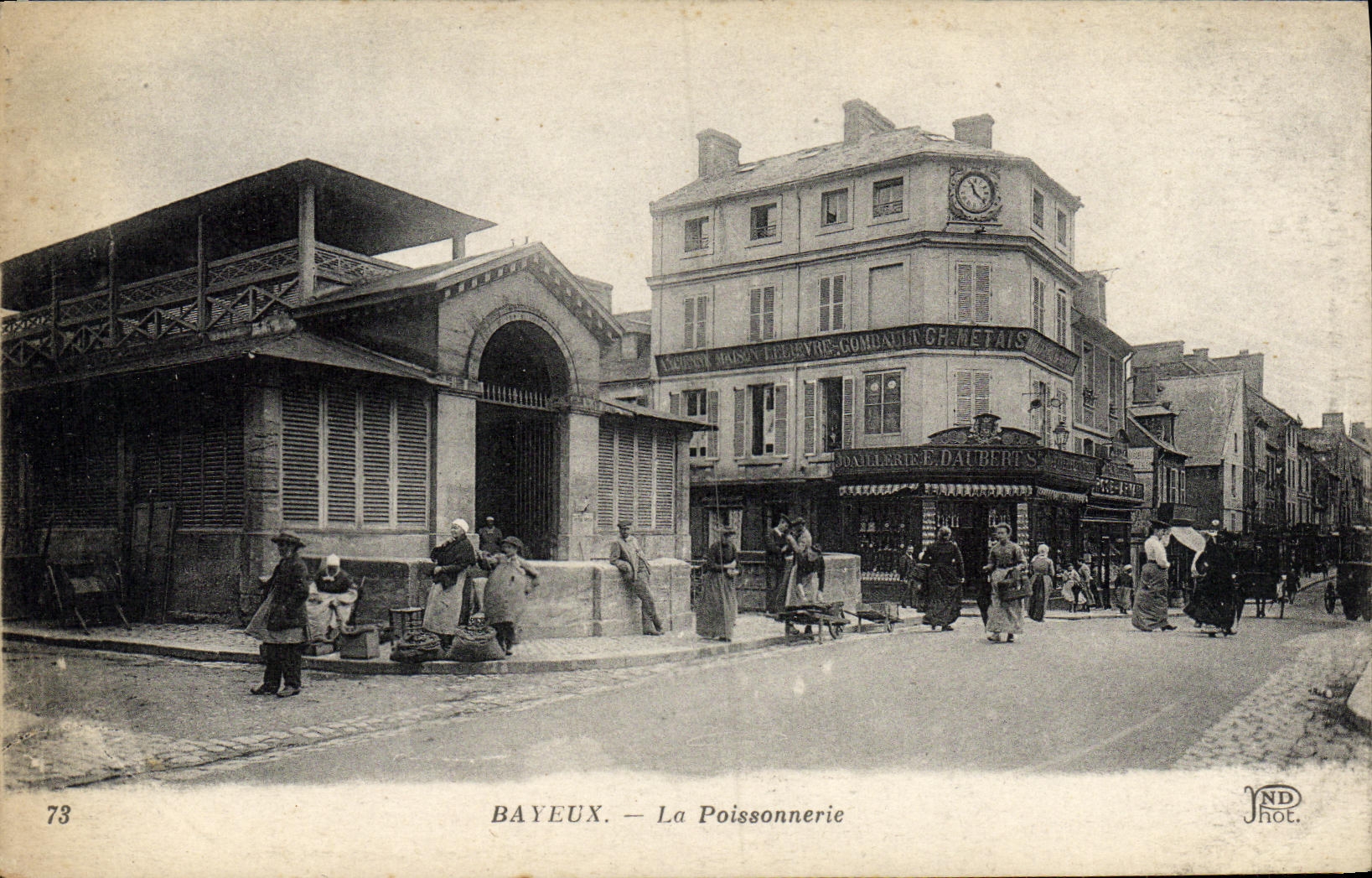 CPA Bayeux La Poissonnerie