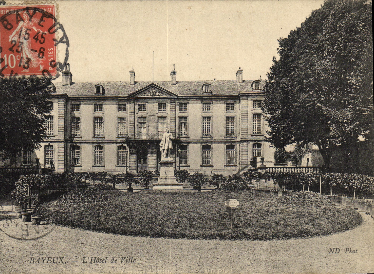 CPA Bayeux L hotel de ville