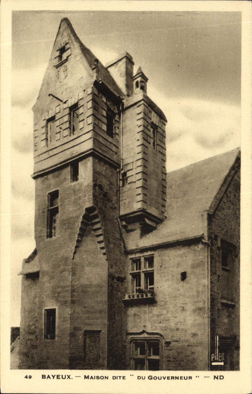 CPA Bayeux Maison du Gouverneur