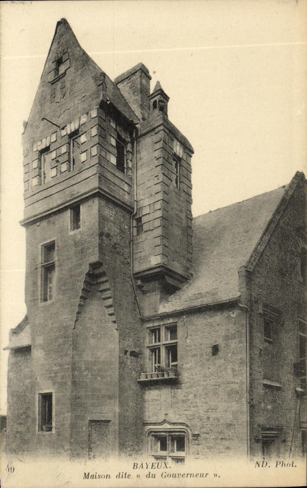 CPA Bayeux Maison du Gouverneur