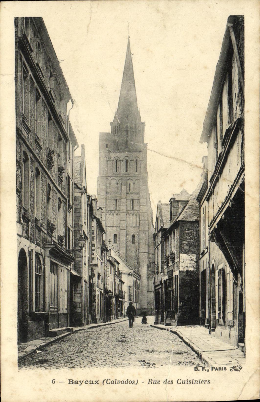 CPA Bayeux Rue des Cuisiniers