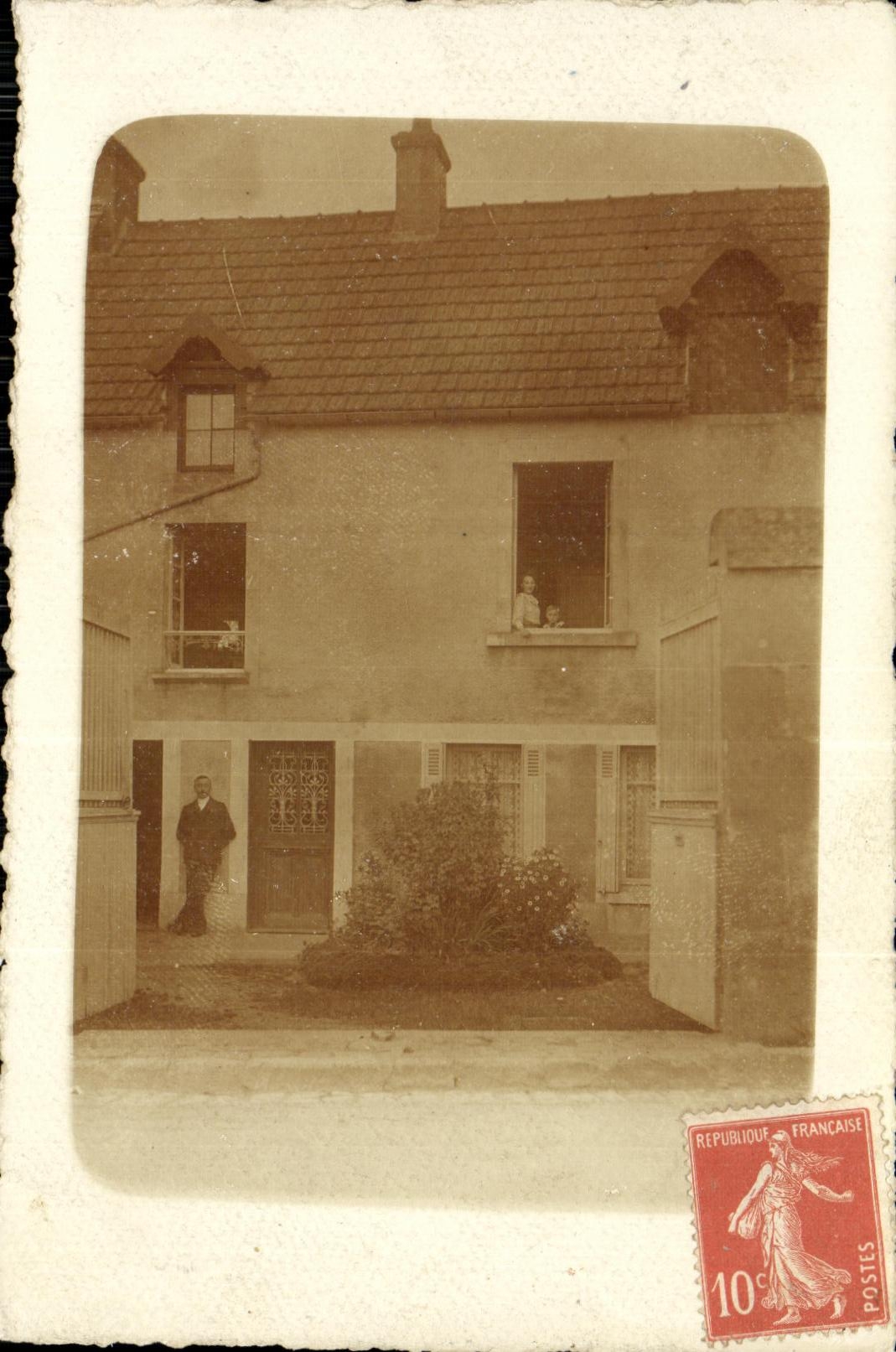 POSTAL Bayeux de la VENDIMIA? Apple brandy viejo de la casa