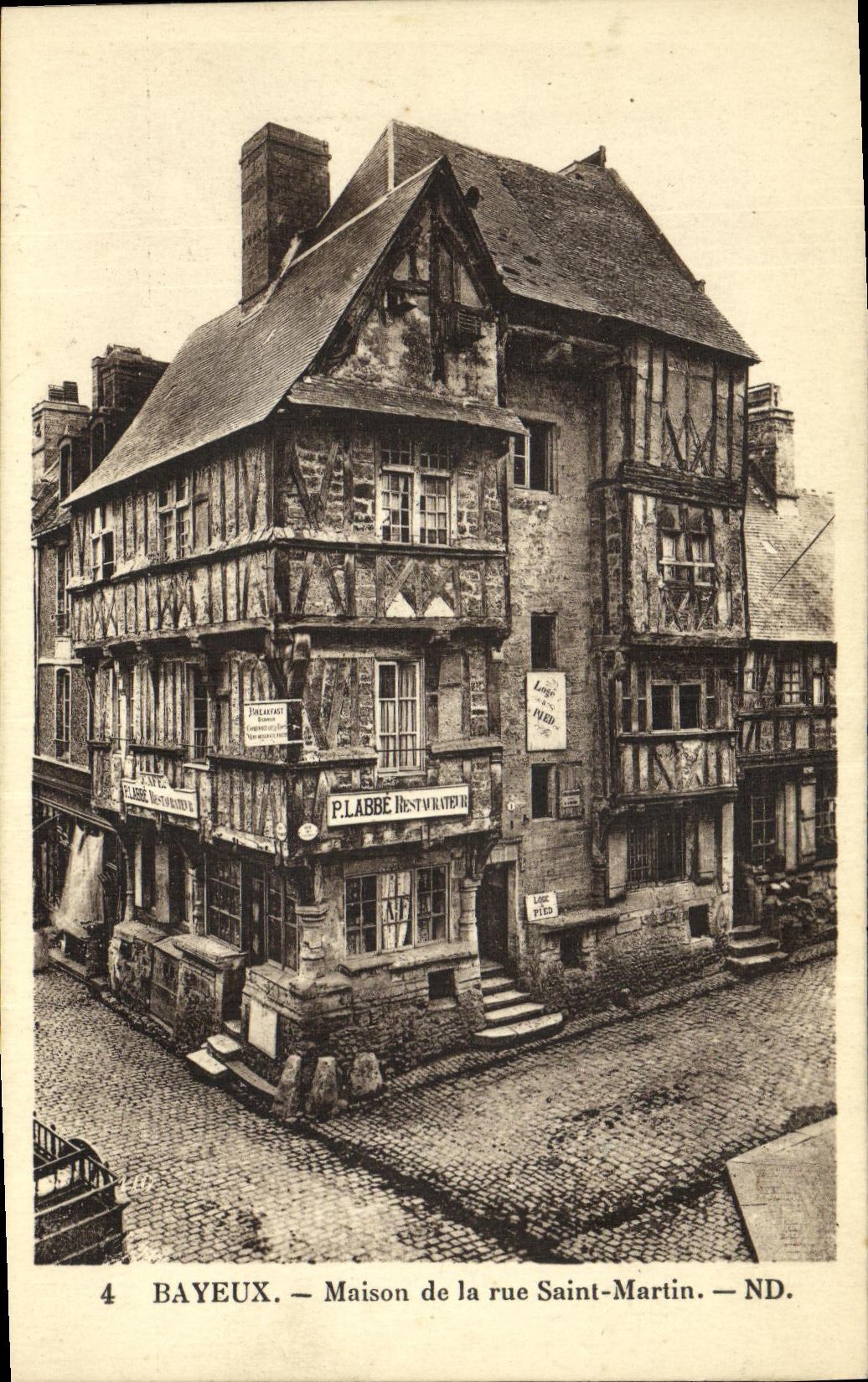 CPA Bayeux Maison de la Rue Saint Martin