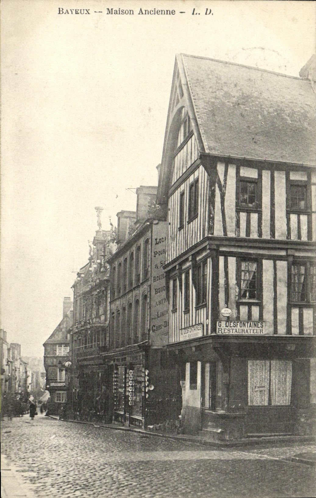 CPA Bayeux Vieille Maison Ancienne
