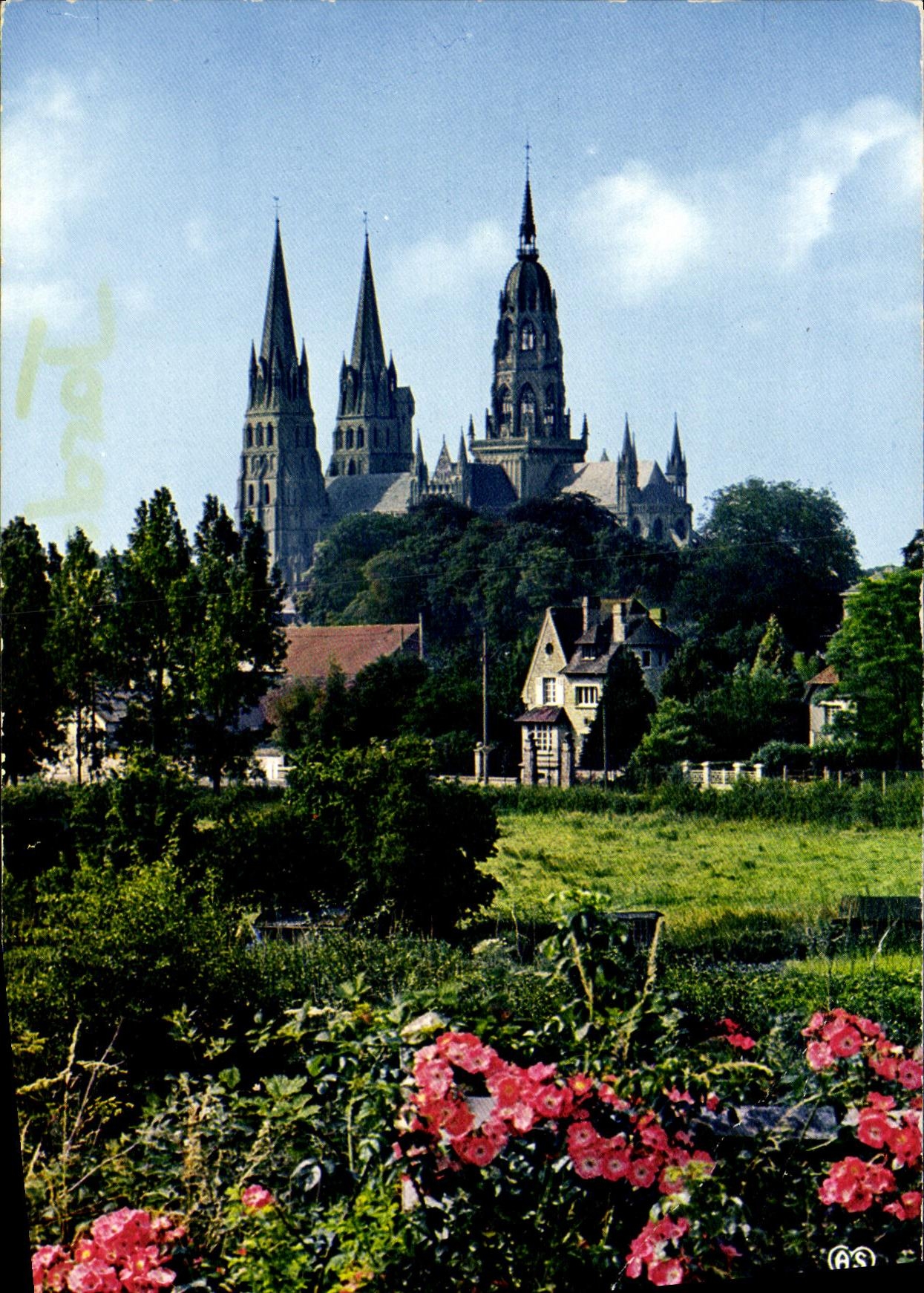 POSTAL MODERNA Bayeux la catedral de Notre Dame