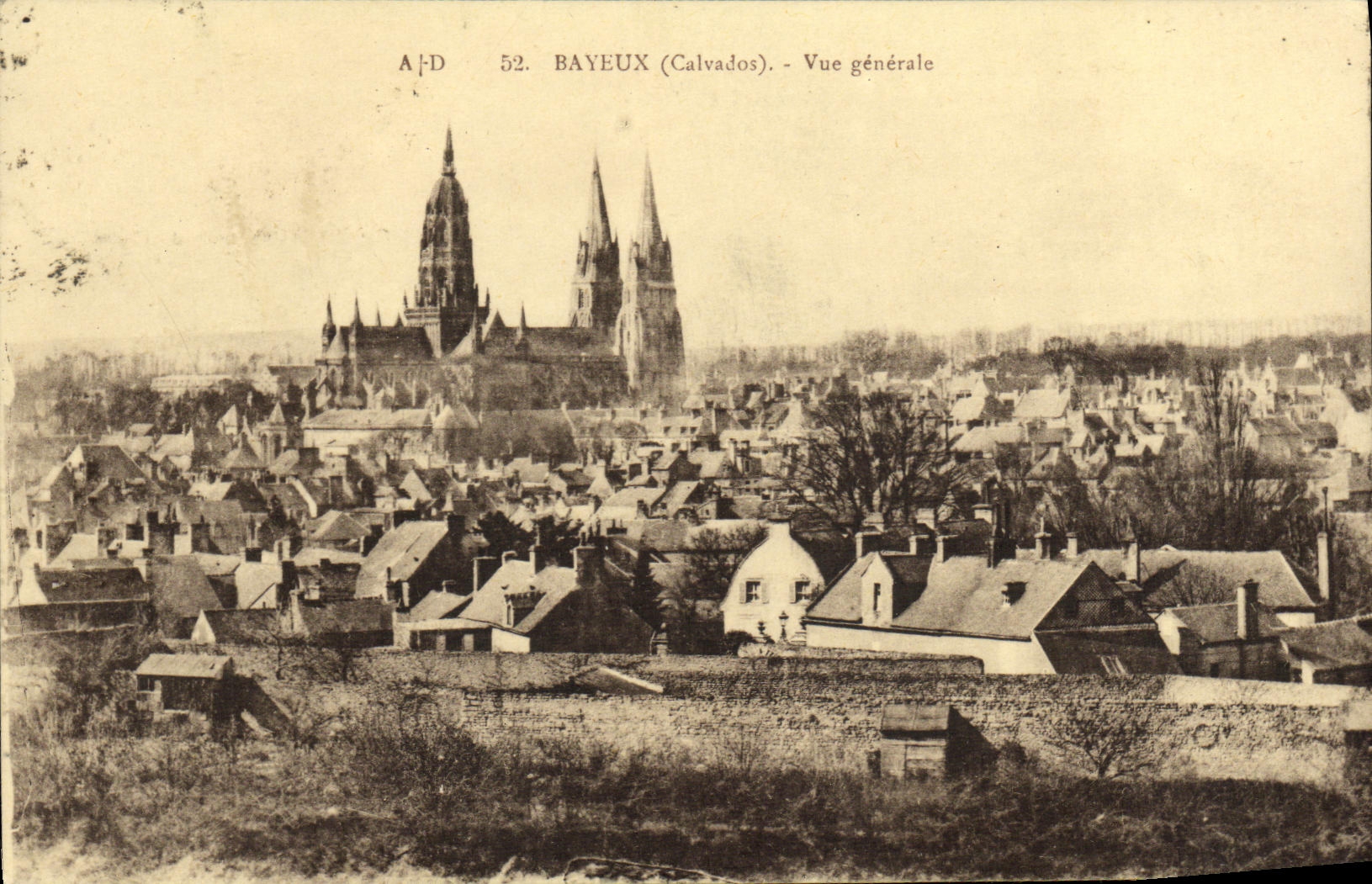CPA Bayeux Vue Generale 