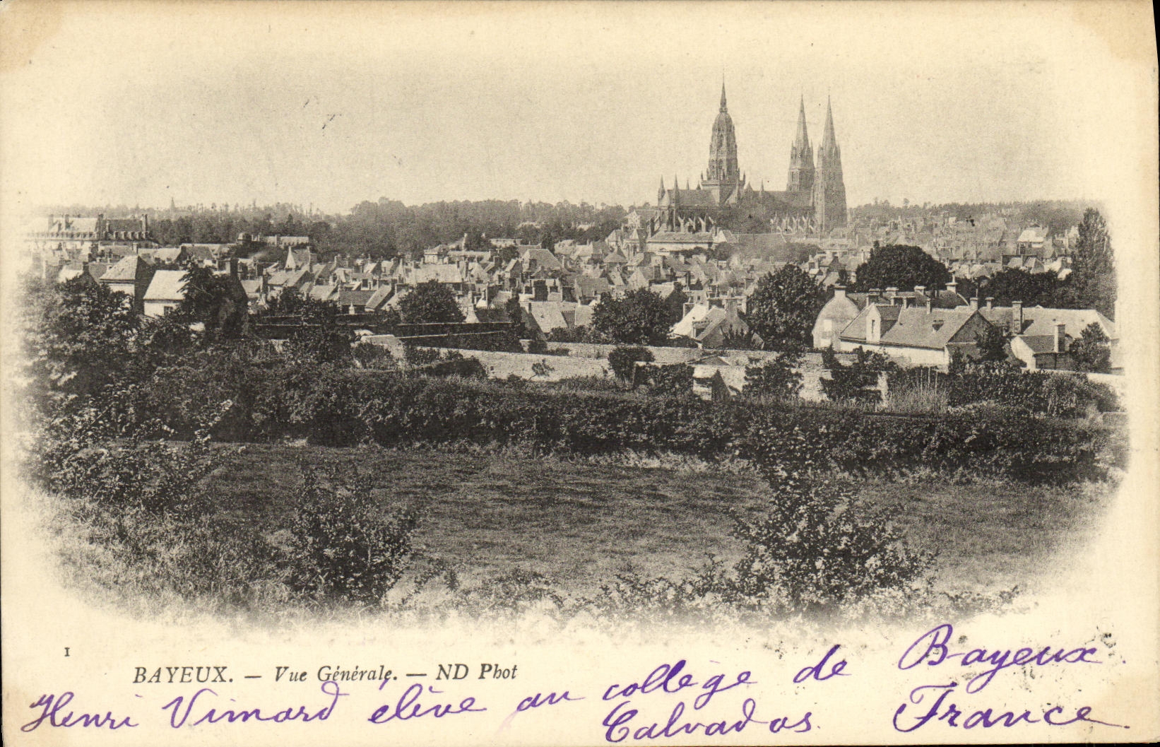 CPA Bayeux Vue Generale 