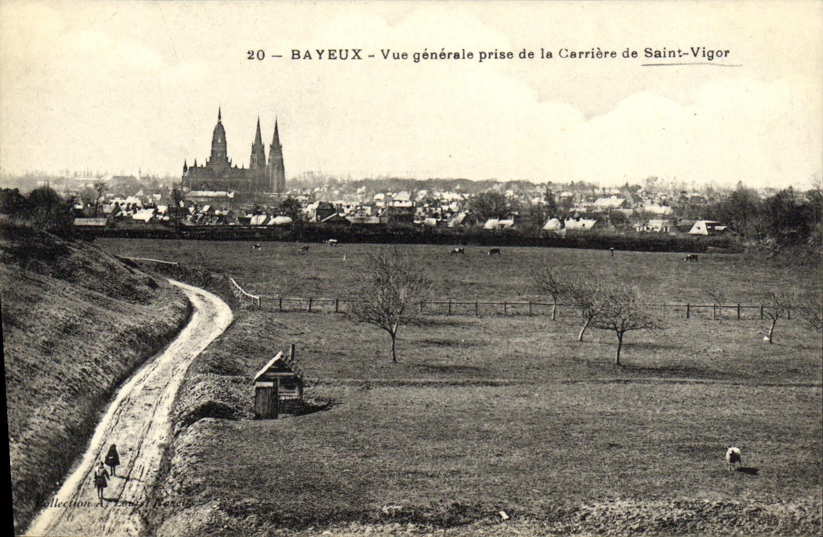 CPA Bayeux Vue generale prise de la Carriere de Saint Vigor