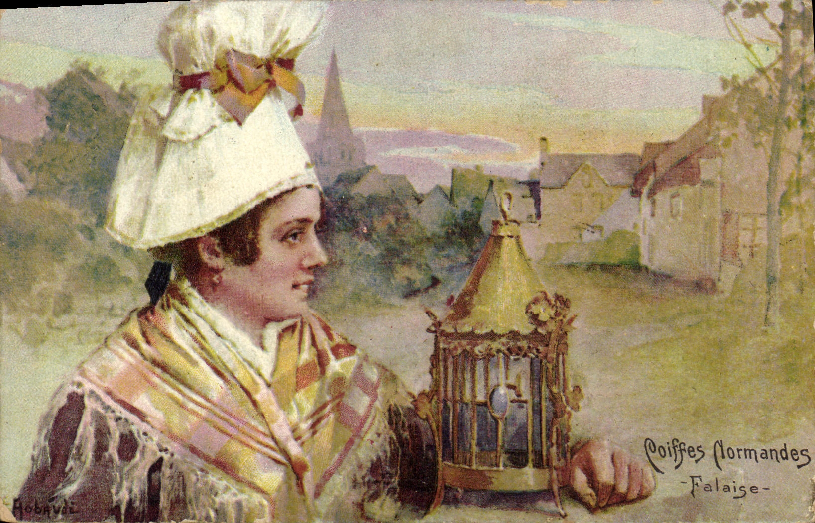 La POSTAL de la VENDIMIA capsula el traje del folklore del acantilado de los normandos