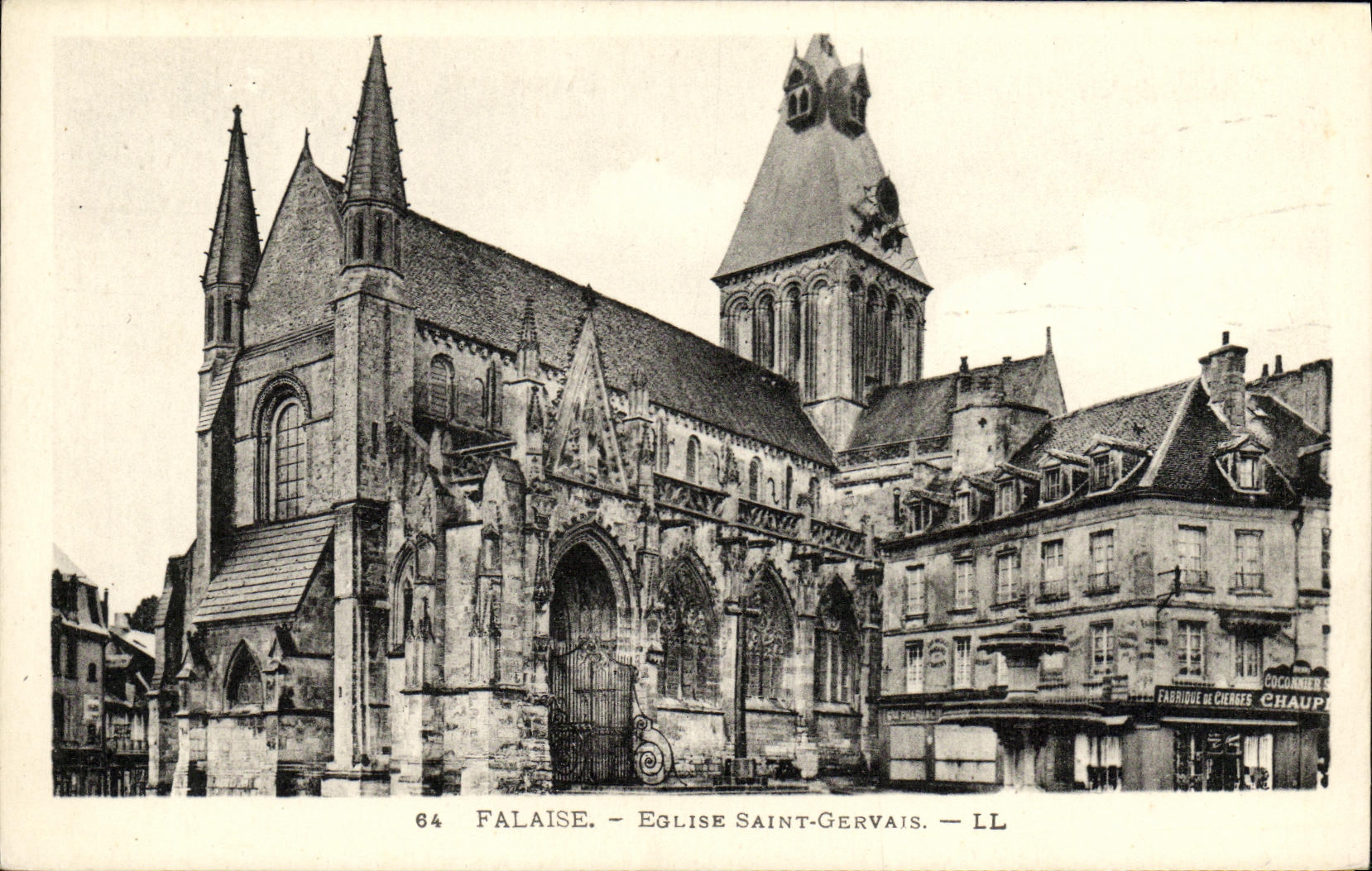 CPA Falaise Eglise Saint Gervais