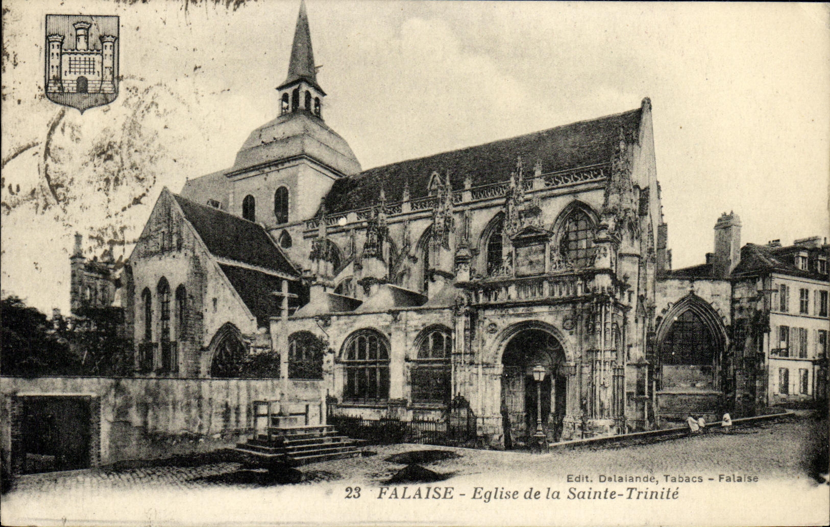 VINTAGE POSTCARD Cliff Church of Holy Trinity