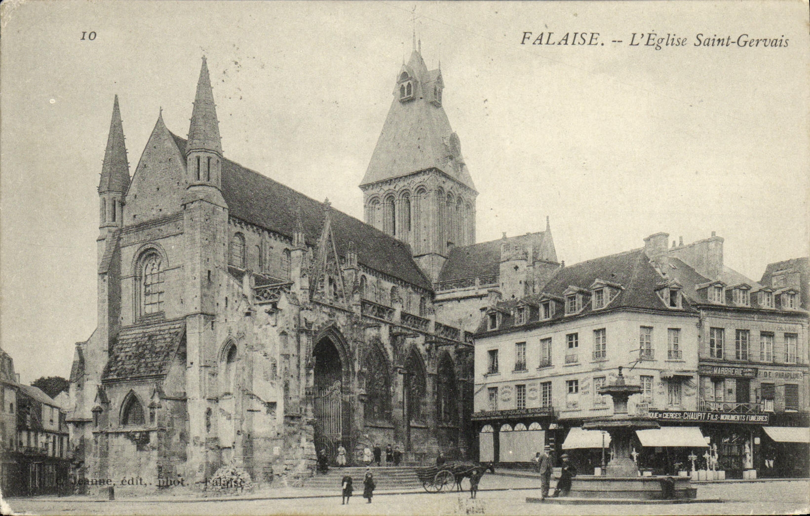 CPA Falaise L Eglise Saint Gervais