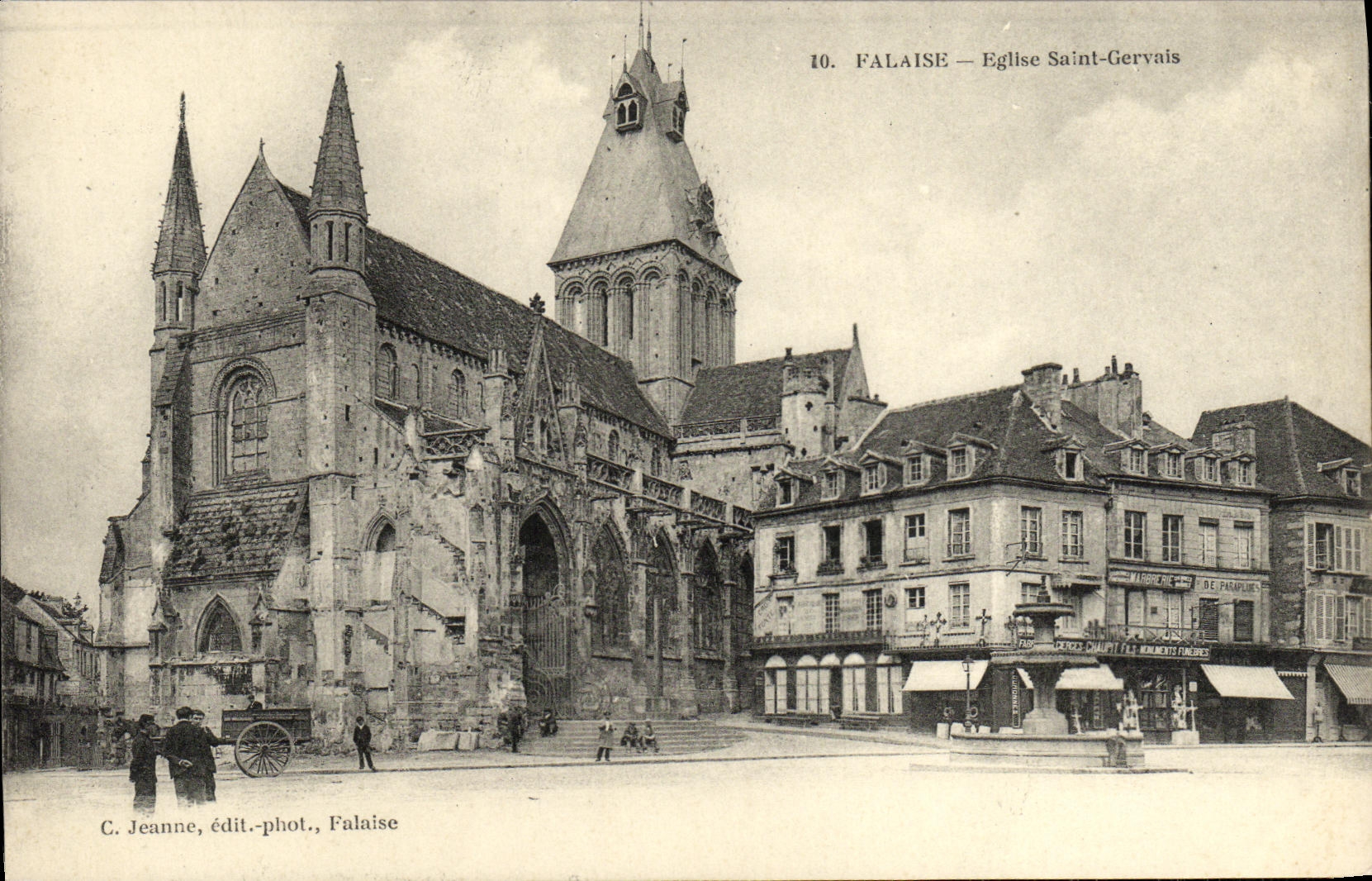 CPA Falaise L Eglise Saint Gervais