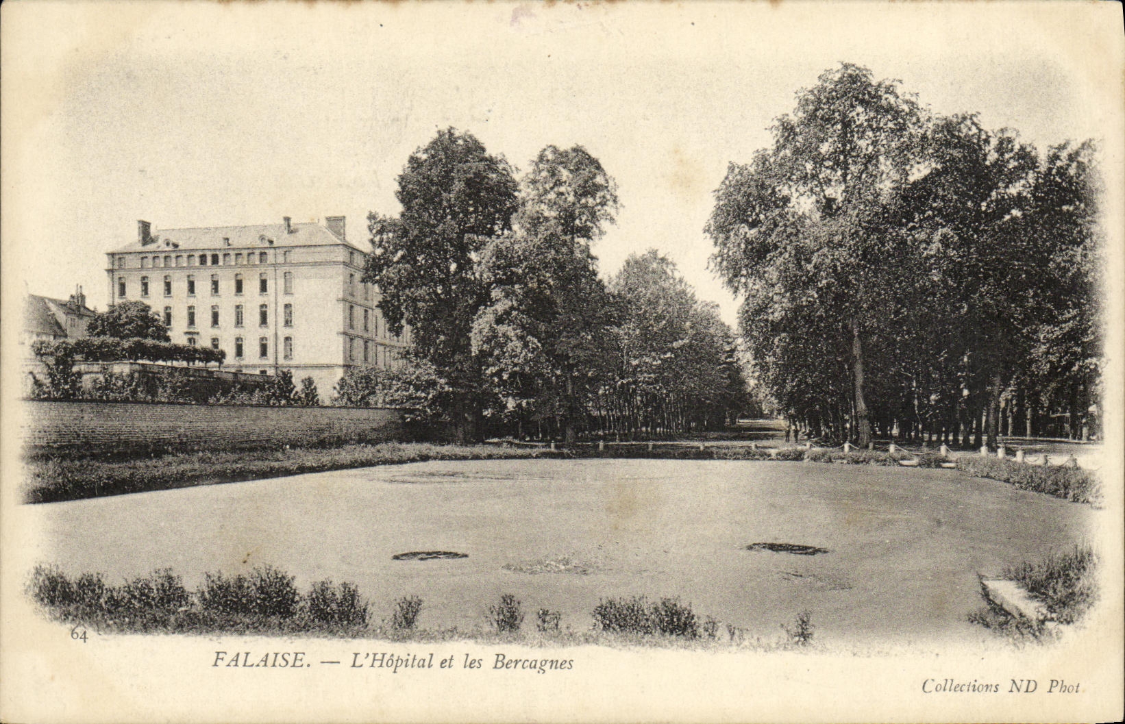 CPA Falaise L Hopital et les Bercagnes