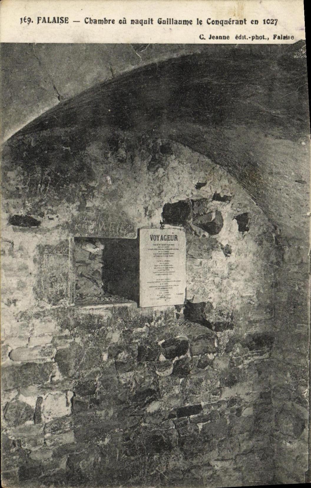 El sitio del acantilado de la POSTAL de la VENDIMIA o era Guillermo nato el conquistador en 1027