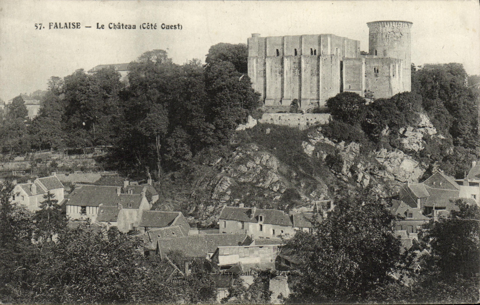 CPA Falaise Le Chateau Cote Ouest