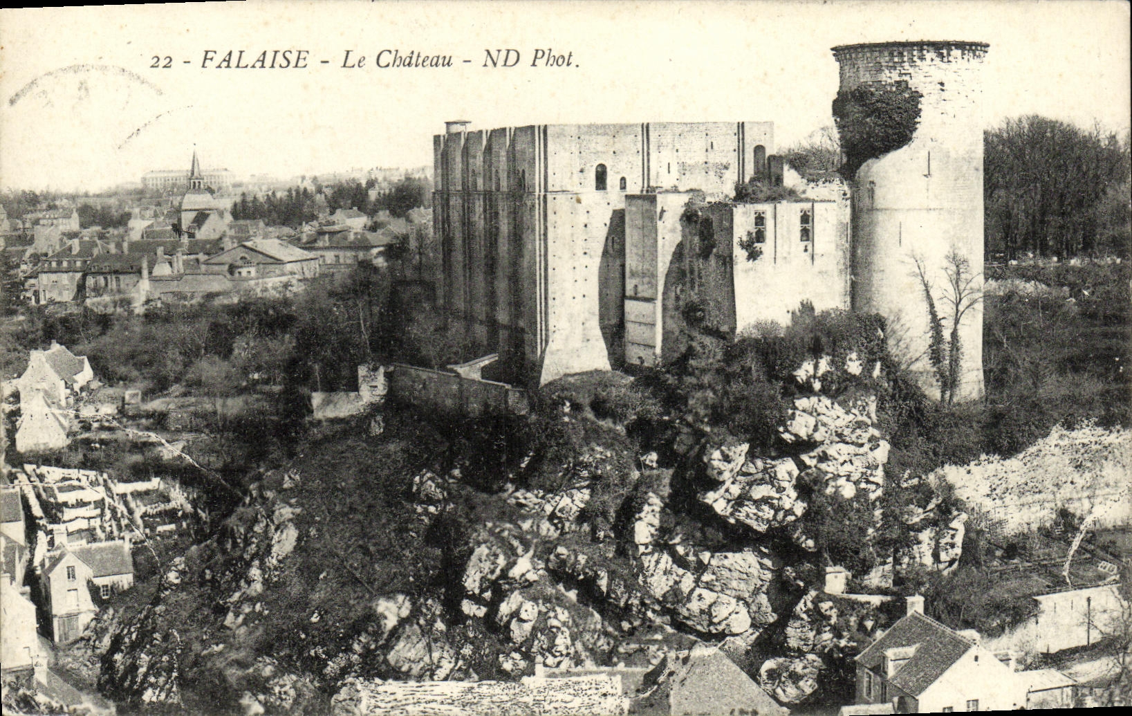 CPA Falaise Le Chateau 