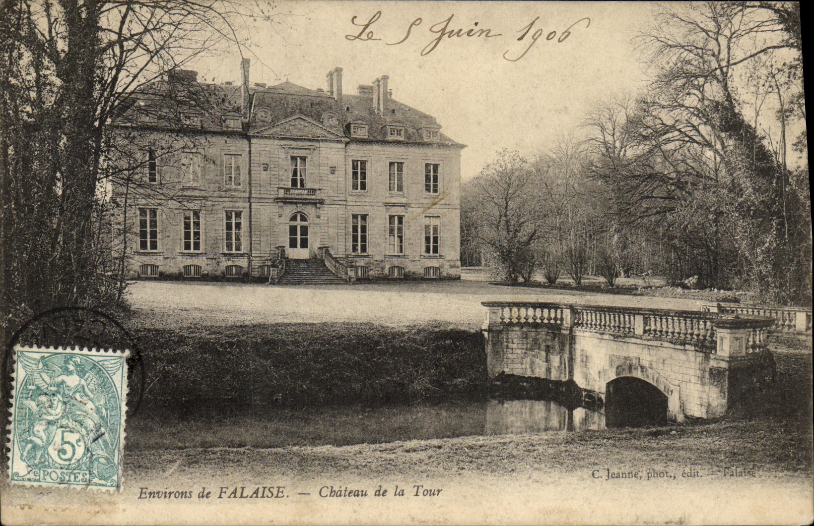 CPA Environs de Falaise Chateau de la Tour