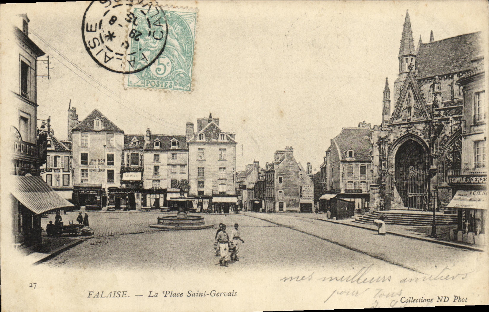CPA Falaise La Place Saint Gervais