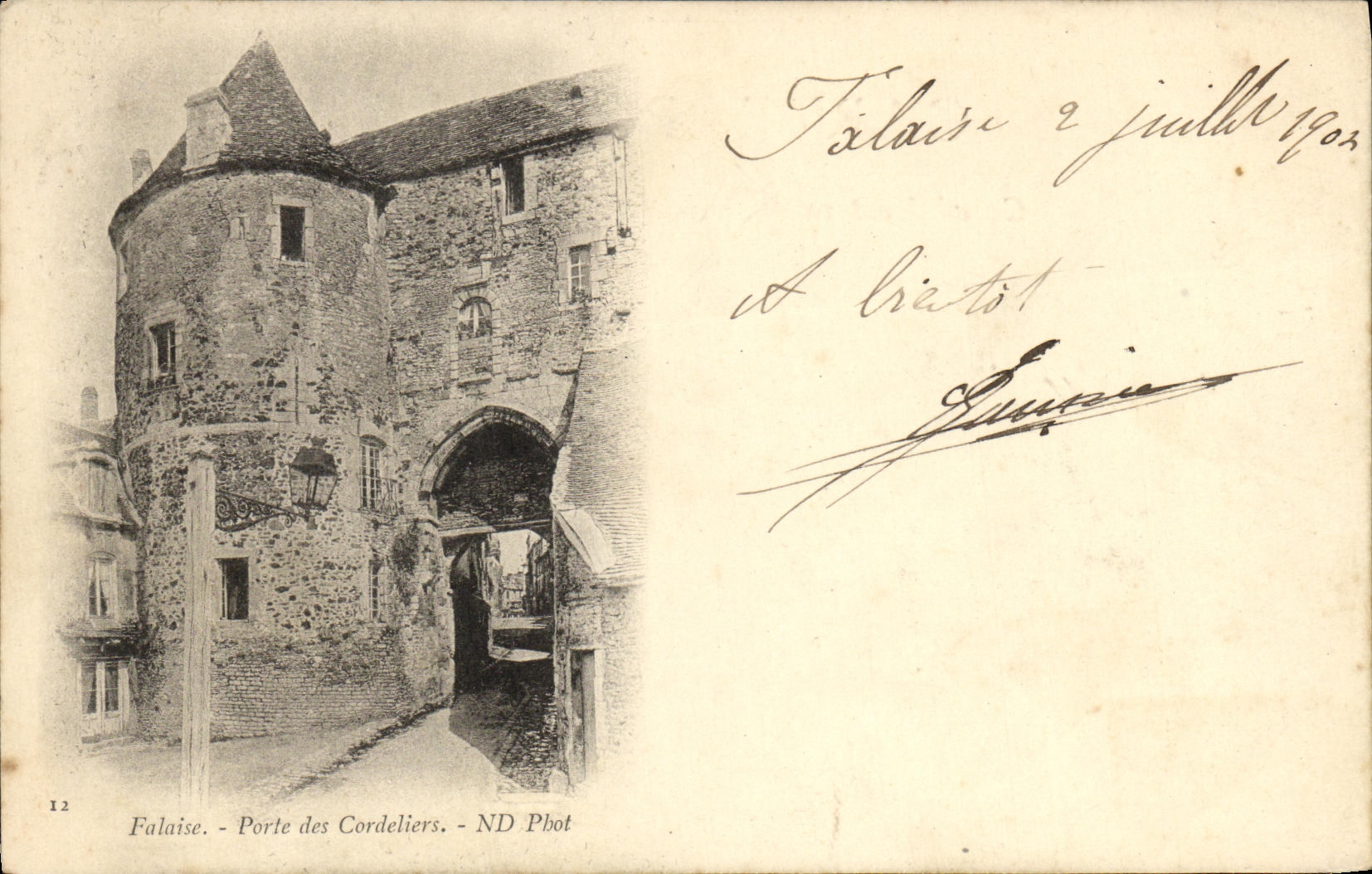 CPA Falaise Porte des Cordeliers