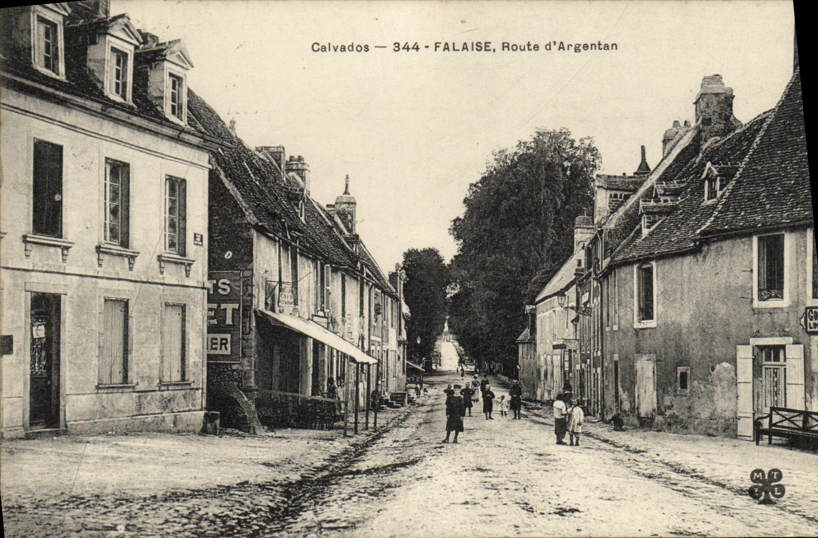 VINTAGE POSTCARD Cliff Road D Nickel silver