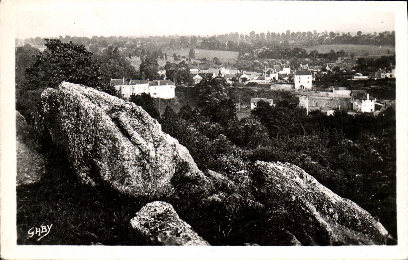 MODERN CARD Cliff Rocks of the Mirat Mount