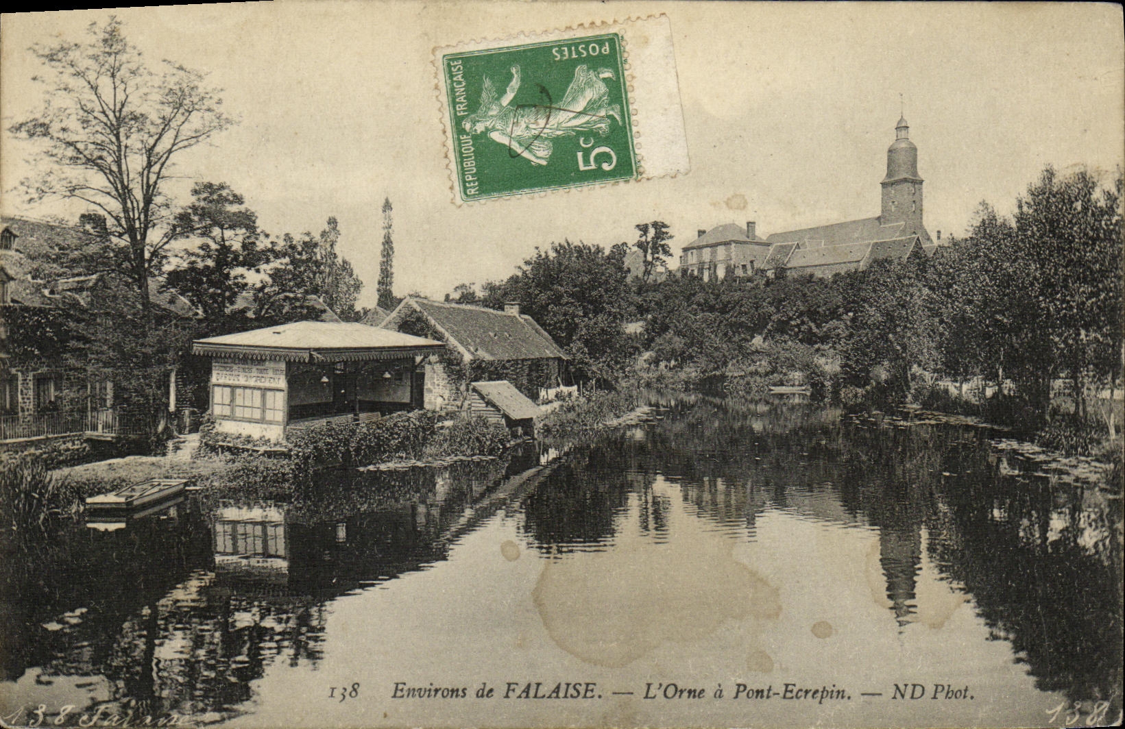 CPA Environs de Falaise L Orne a Pont Ecrepin
