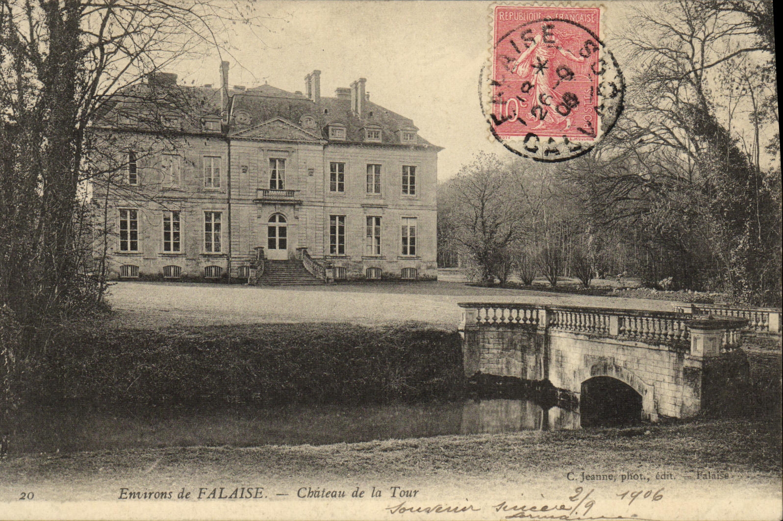 CPA Environs de Falaise Chateau de la Tour