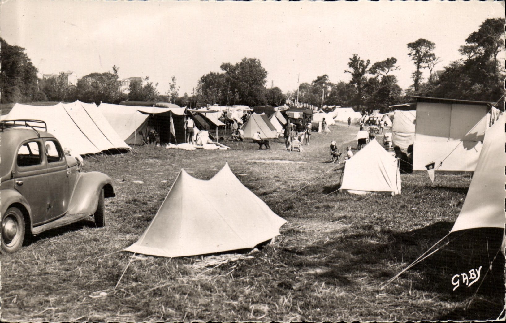 MODERN CARD Luc on Sea the Camp site