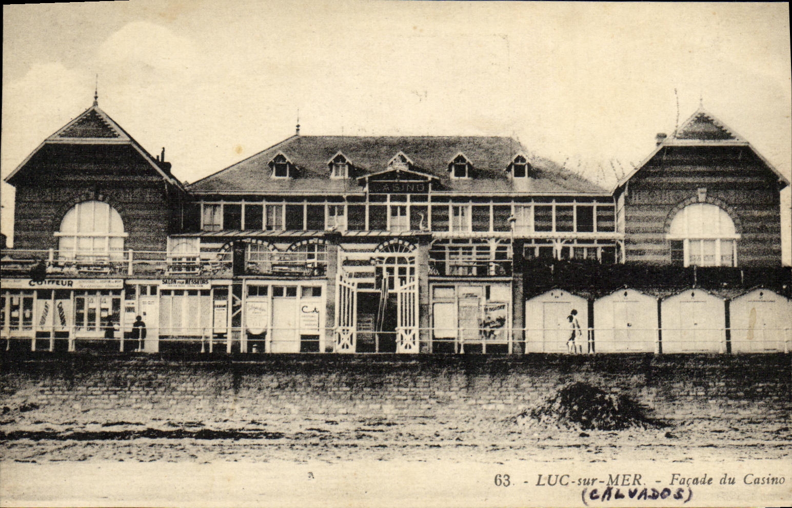 CPA Luc Sur Mer Facade du Casino