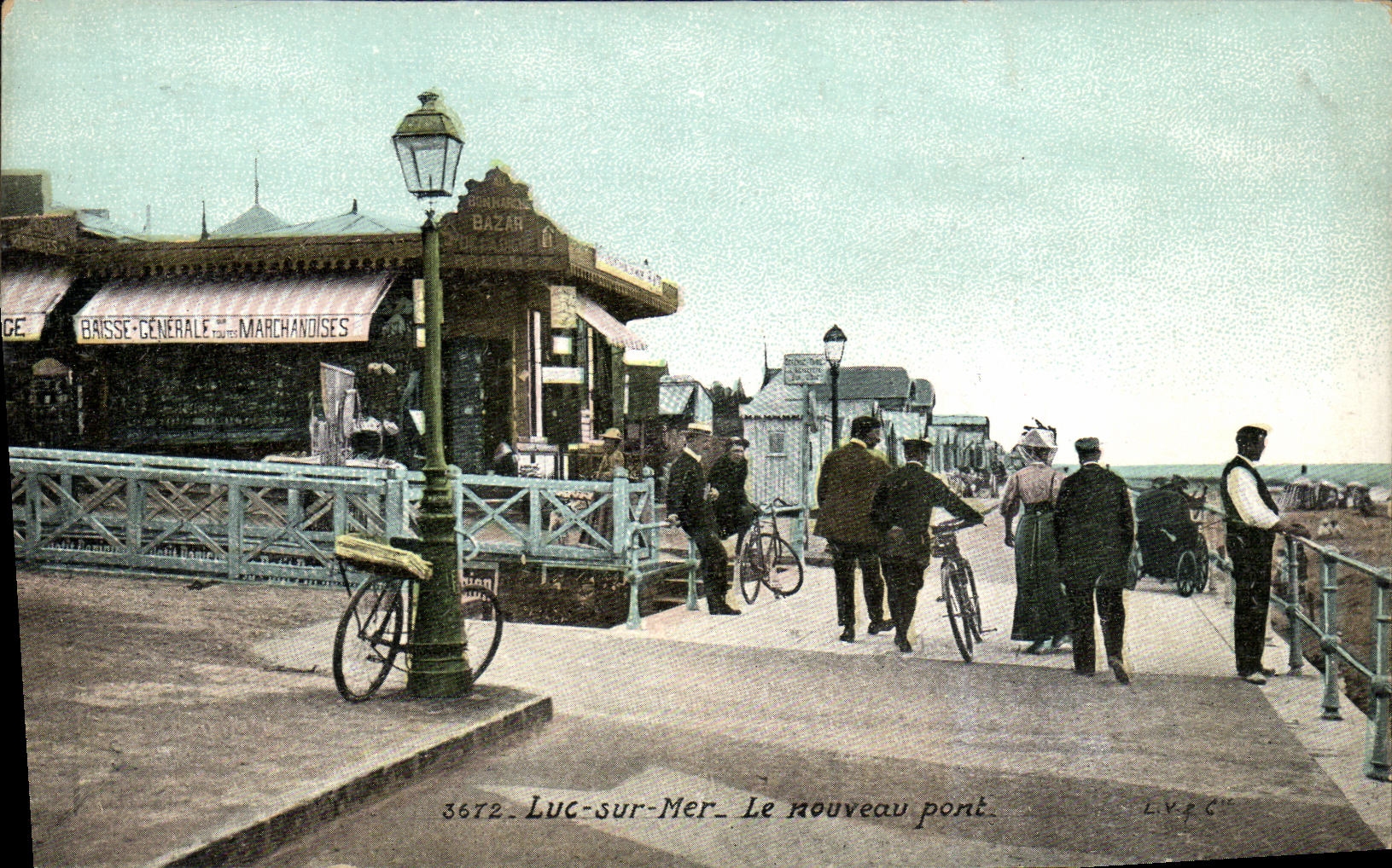 POSTAL Lucas de la VENDIMIA en el mar el nuevo puente