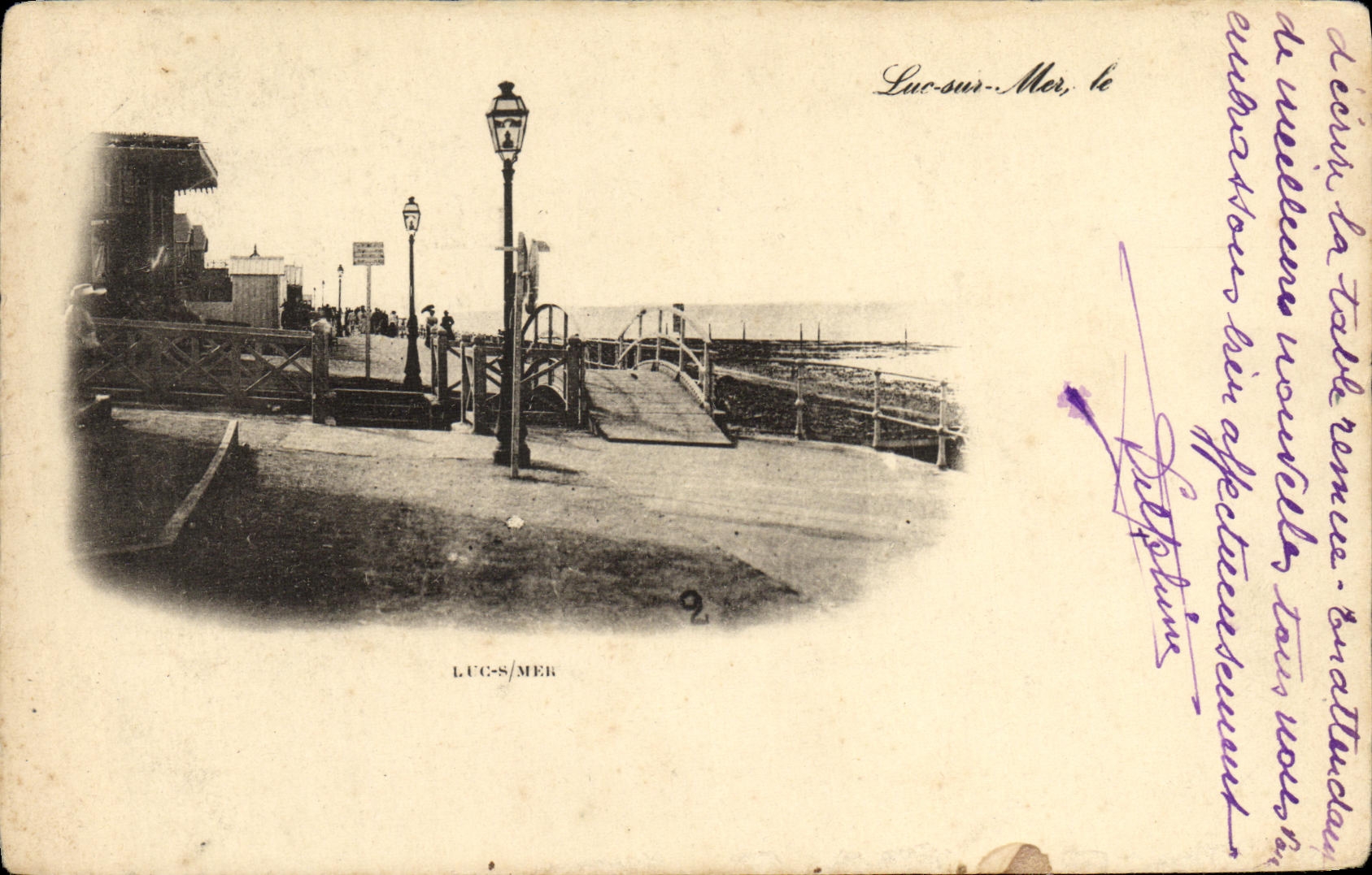 CPA Luc Sur Mer La Breche