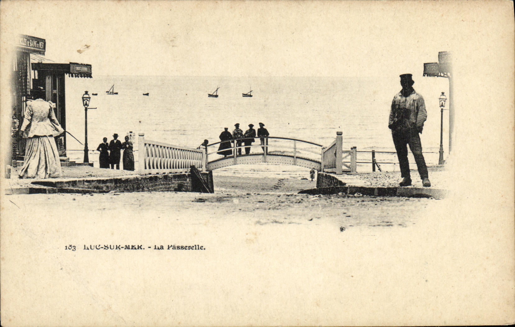 CPA Luc Sur Mer La Passerelle