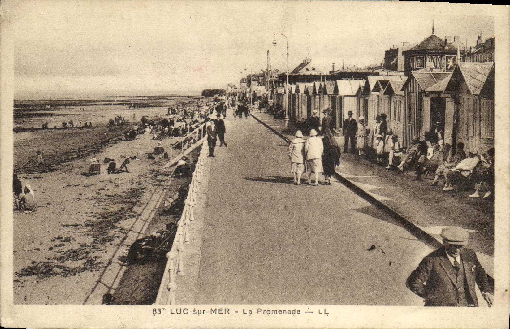 POSTAL Lucas de la VENDIMIA en el mar la caminata