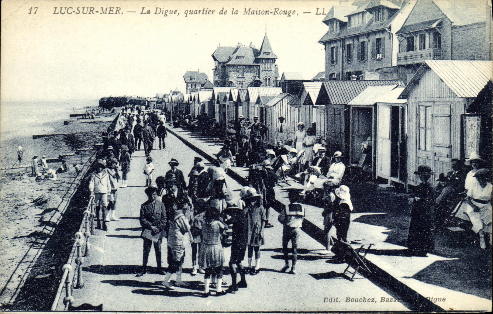 CPA Luc Sur Mer la Digue Quartier de la Maison Rouge Enfants