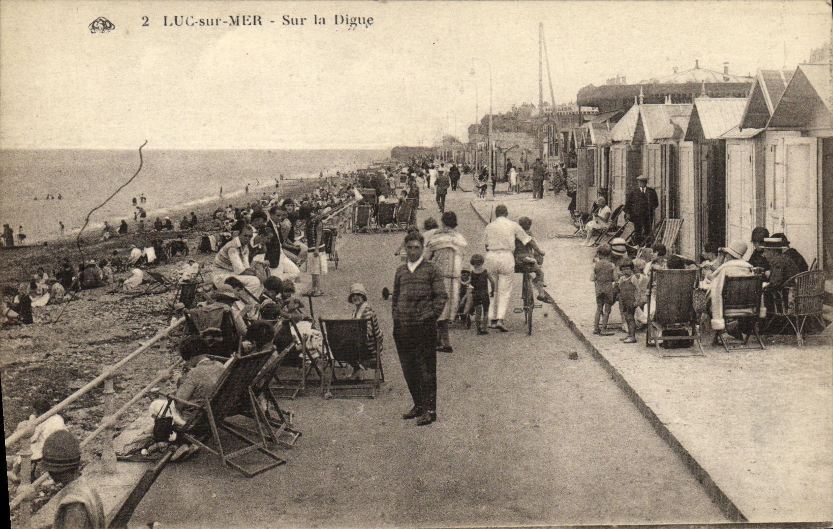 CPA Luc Sur Mer la Digue 