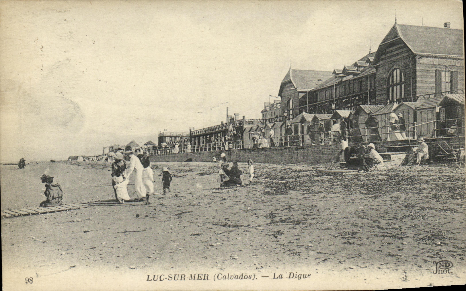 CPA Luc Sur Mer la Digue