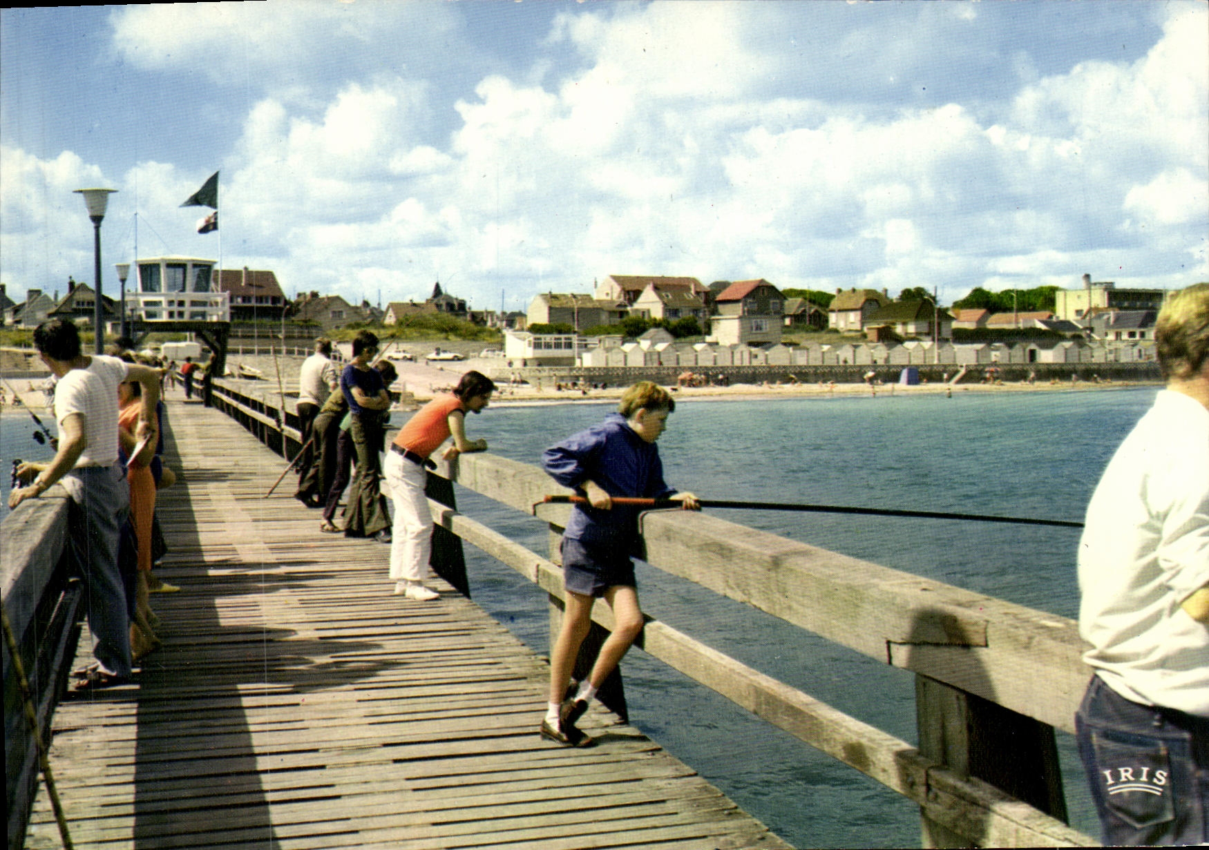 POSTAL MODERNA Lucas en el mar el nuevo el embarcadero y la estacion del rescate