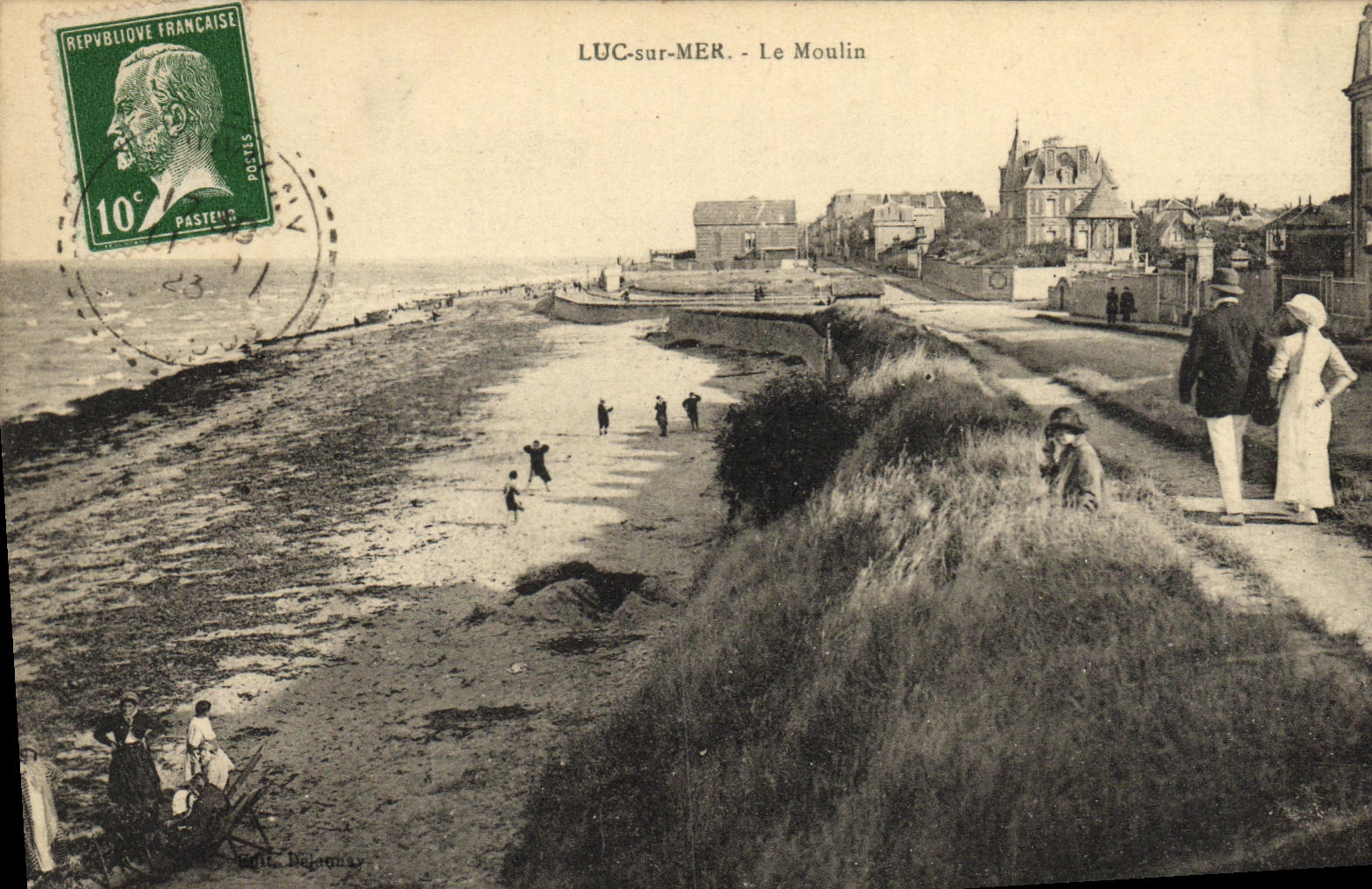 CPA Luc Sur Mer Le Moulin