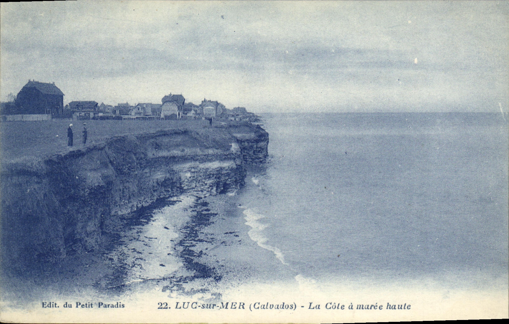 La POSTAL Lucas de la VENDIMIA en Mer la dimension tiene alta marea