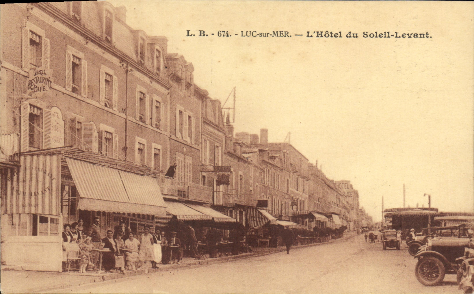 POSTAL Lucas de la VENDIMIA en el mar L hotel del sol de levantamiento