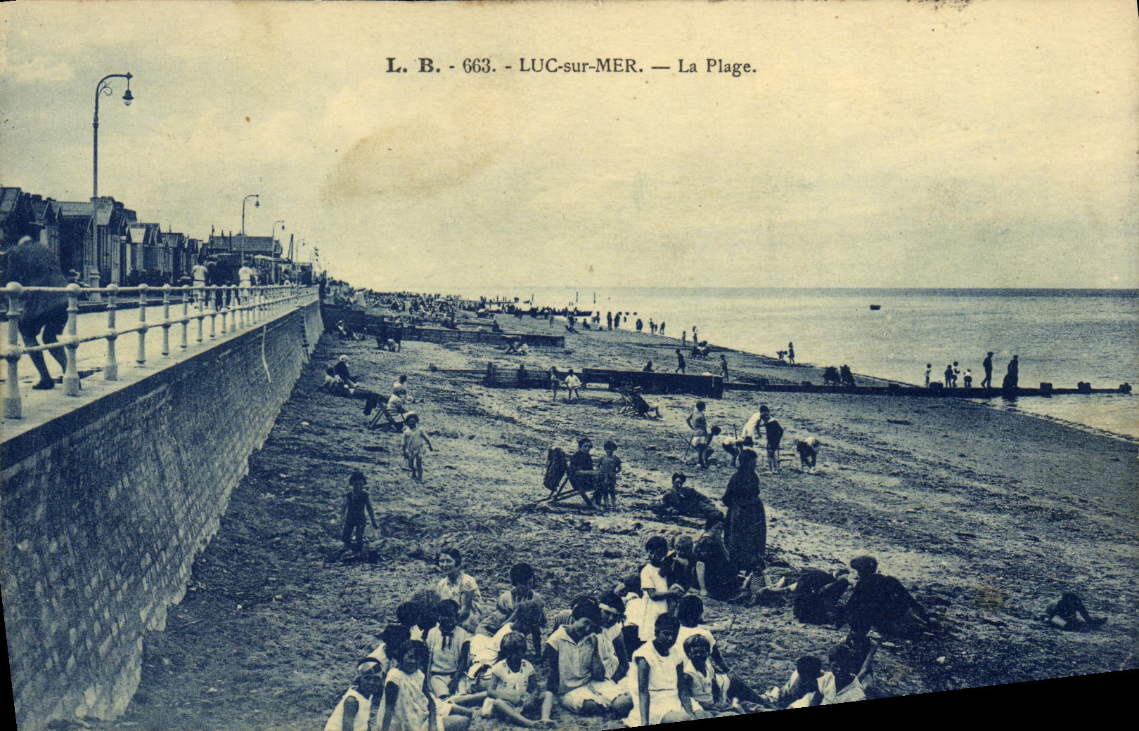 CPA Luc Sur Mer La Plage Enfants