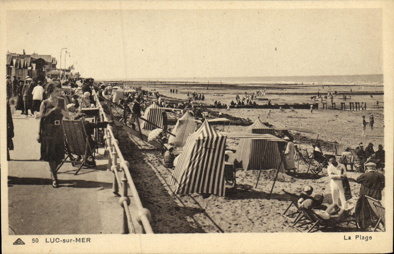 CPA Luc Sur Mer La Plage 