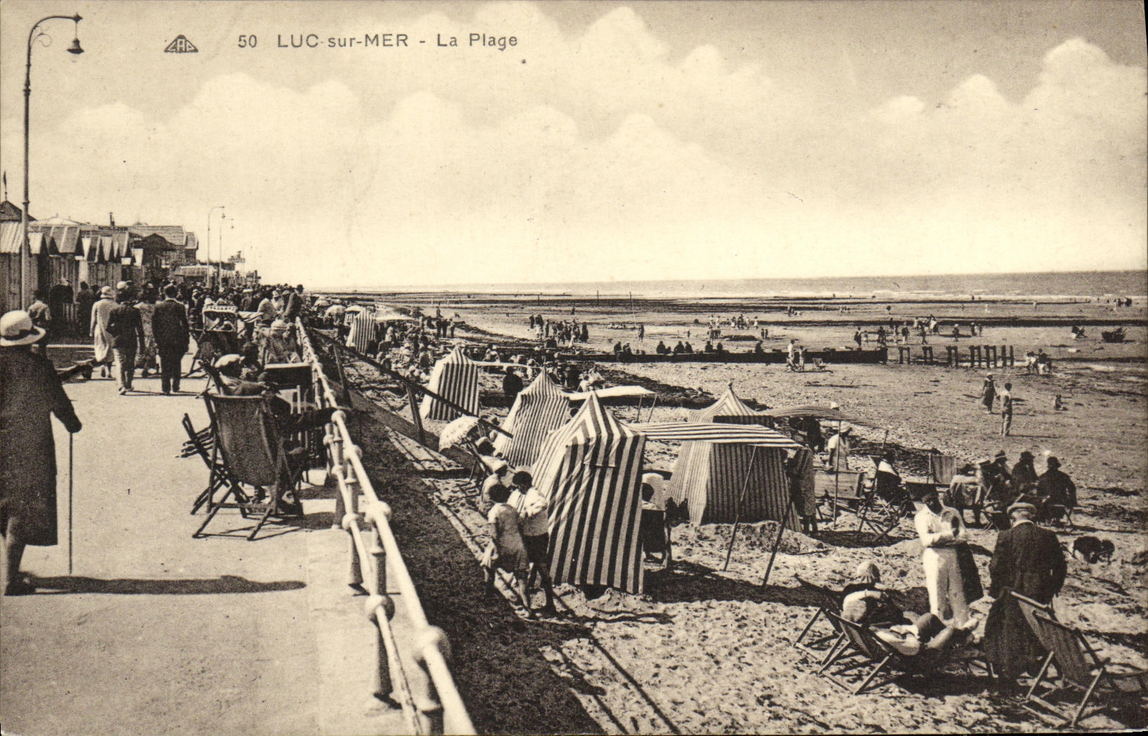 CPA Luc Sur Mer La Plage 