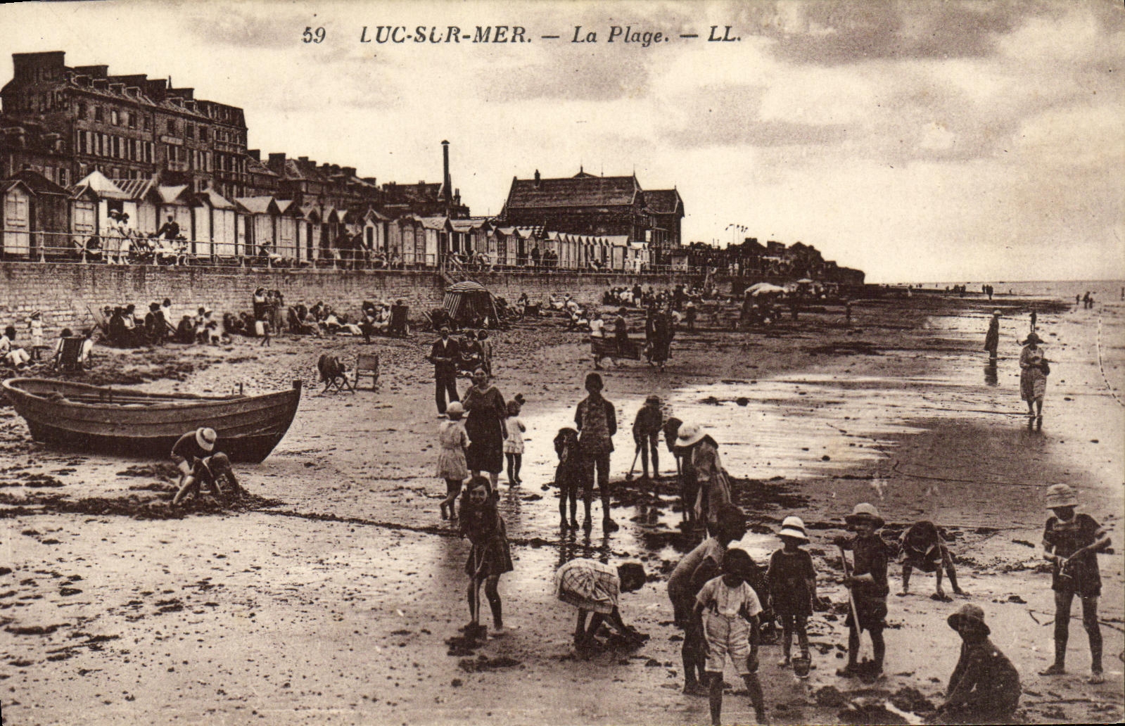 CPA Luc Sur Mer La Plage Enfants