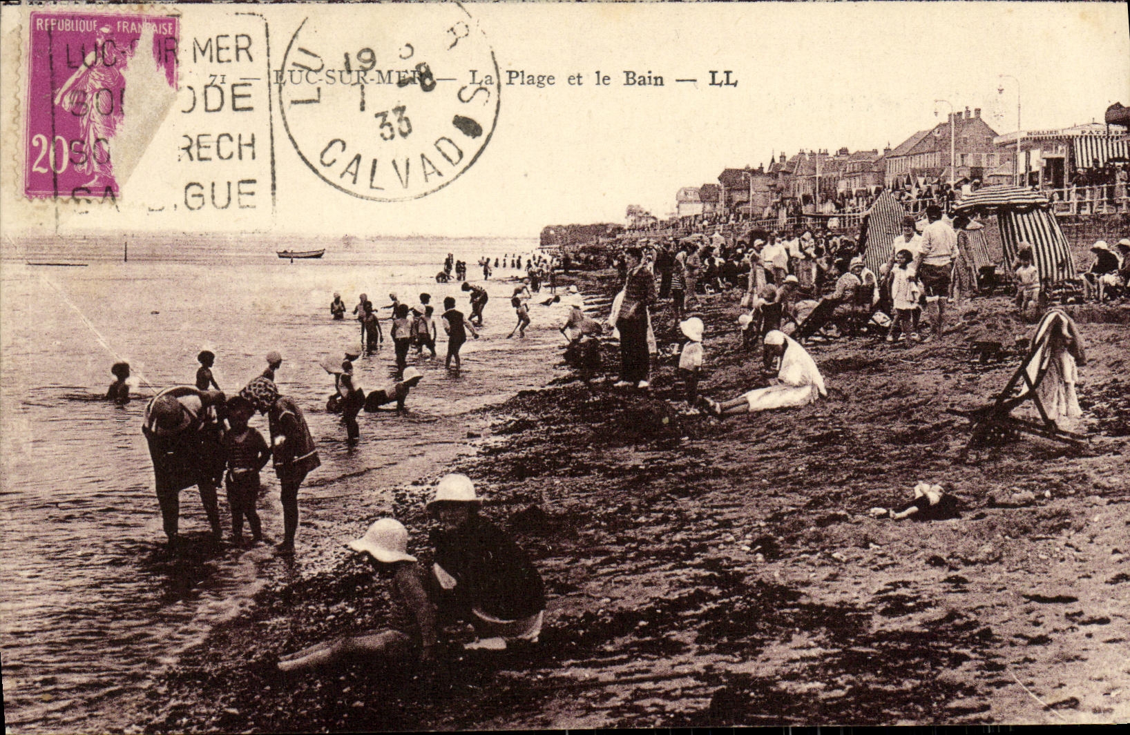 CPA Luc Sur Mer La Plage et le Bain