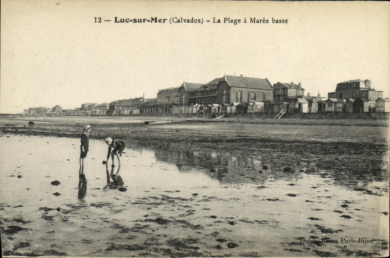 CPA Luc Sur Mer La Plage a Maree Basse