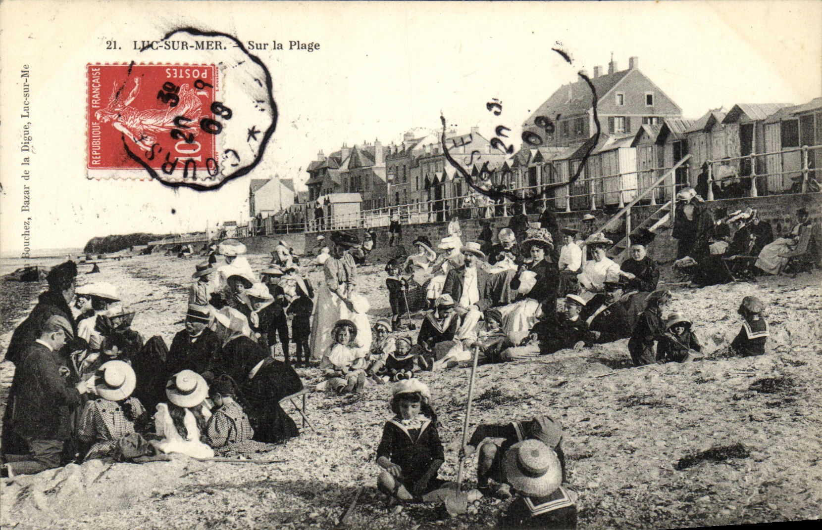 CPA Luc Sur Mer Sur La Plage